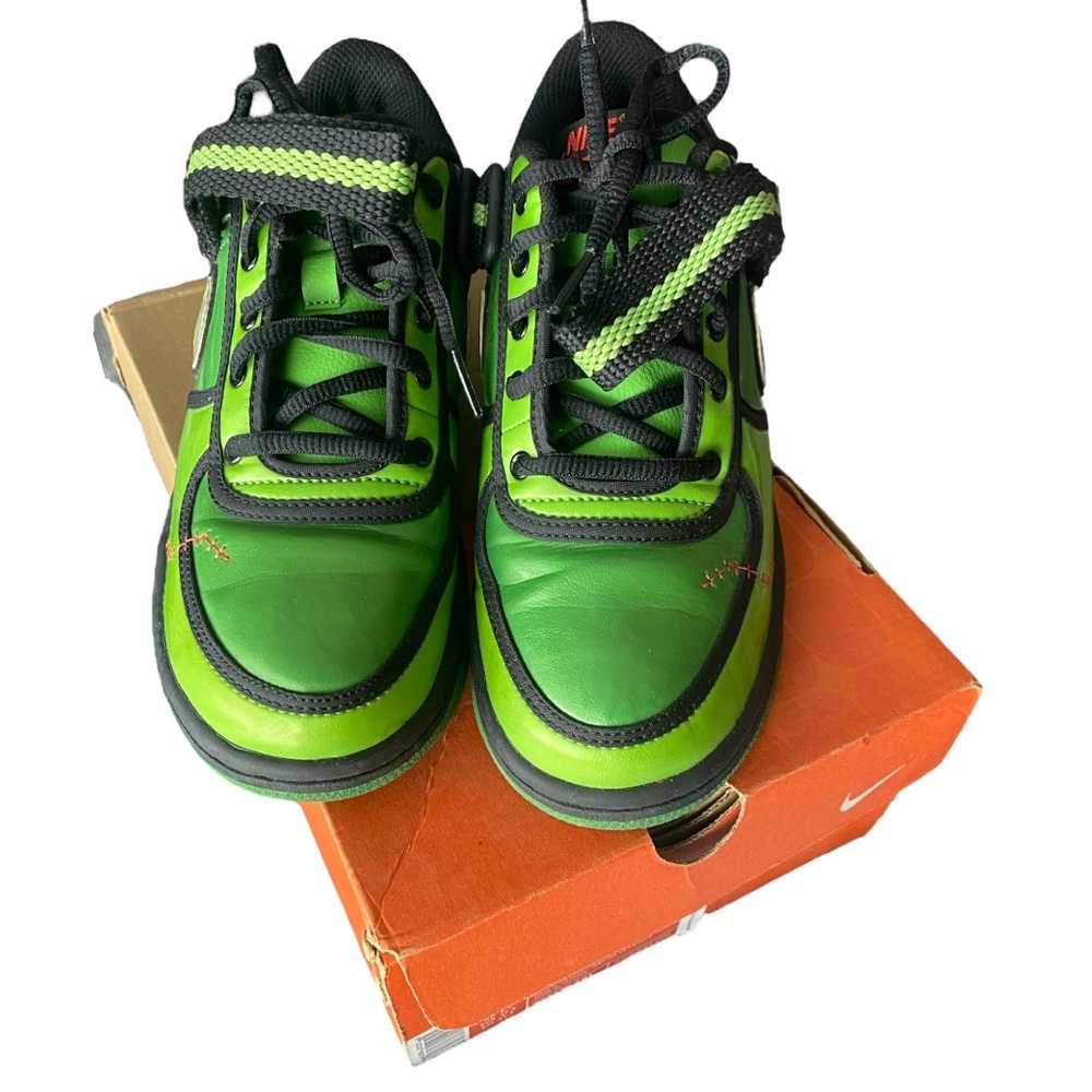Nike Vandal Low G’s Green Metallic Silver Frankenstein Halloween